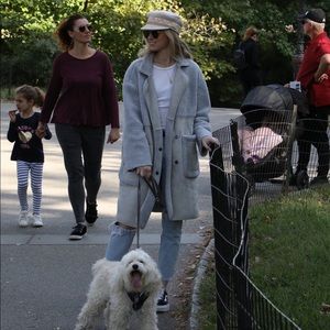 STORY OF LOLA FAUX SHEARLING OVERCOAT